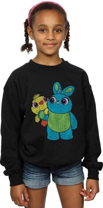 Produktbild Disney Toy Story 4 Ducky And Bunny Distressed Pose Sweatshirt Mädchen (152, 158)