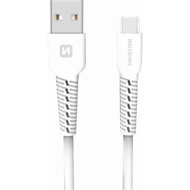 Thumbnail - Swissten USB - USB-C 1.0m biały (1 m, USB 1.0), USB Kabel