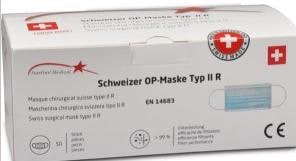 Actual product image Starline Swiss surgical masks (Protection class I, 50 x)