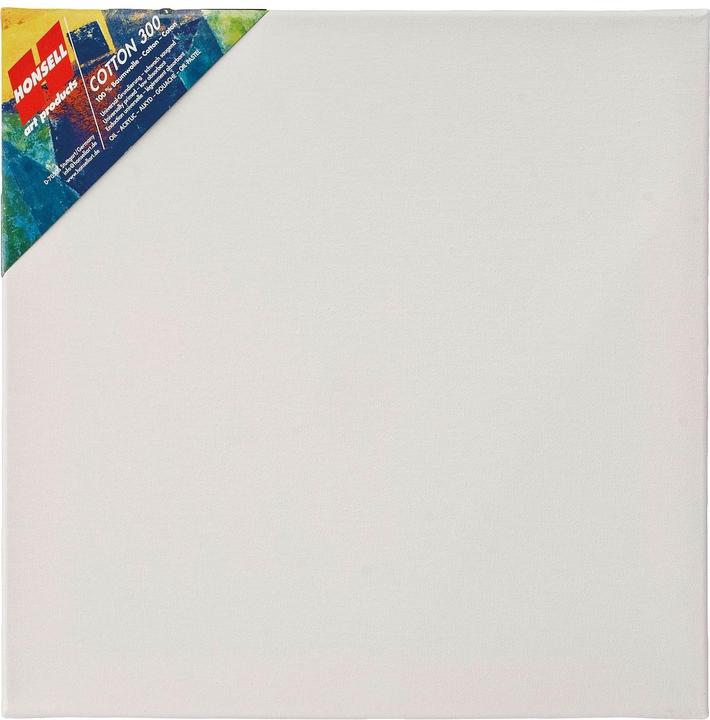 Honsell prodotti artistici Telaio per barelle Cotone 300 quadrato bianco 40,0 x 40,0 cm (40 x 40 cm)