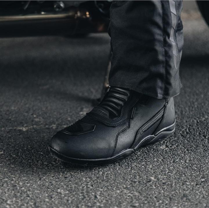 Immagine prodotto Rebelhorn Scout Black Matt Motorcycle Boots 45 (Uomini, 45)