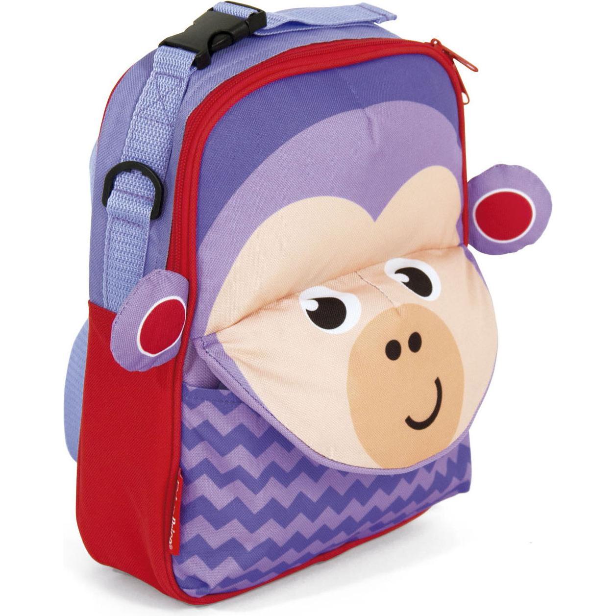 Fisher-Price, Kindergartentasche, Fisher Price 3D Rucksack – Affe, Mehrfarbig