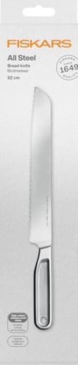 Immagine prodotto Fiskars All Steel Coltello da pane, 22cm (22 cm)