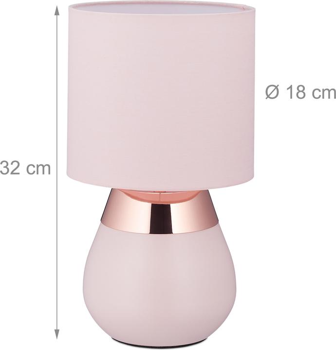 Image du produit Relaxdays Lampe-de-chevet (E14)