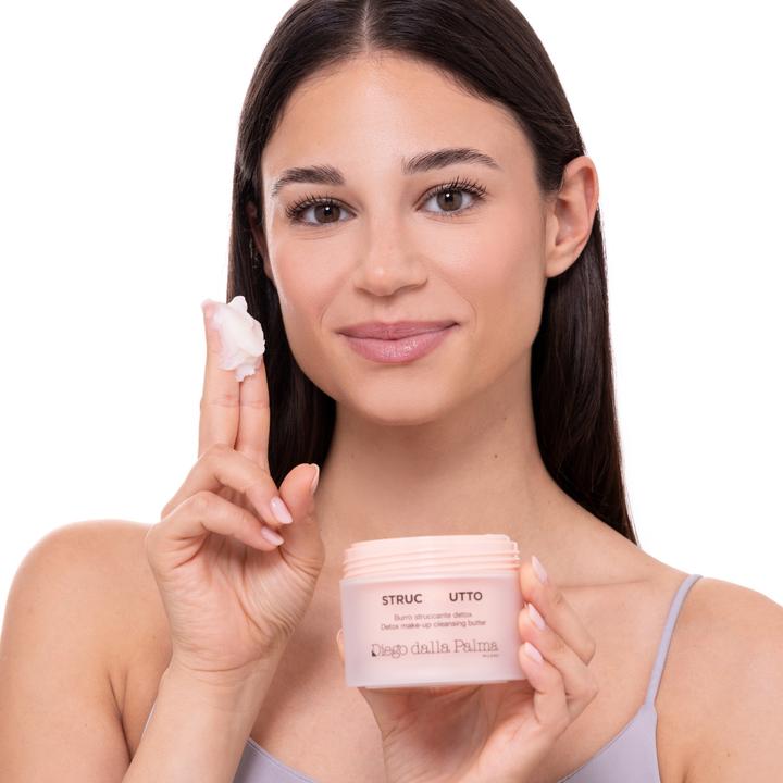 Immagine prodotto Diego dalla Palma Kit Struccatutto: Burro Struccante Detox + Mousse Detergente Detox 125ml + 125ml (Set per la cura del viso)