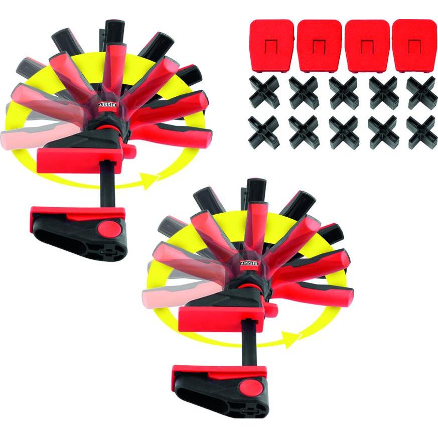 Thumbnail - Bessey, Schraubstock + Zwinge, Einhandzwingeset EZ360 für Terrassendielen (450 mm)
