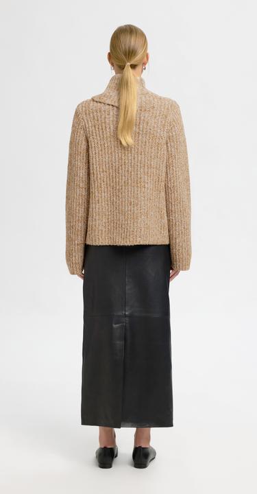 Produktbild Selected Wollmix Grobstrickpullover (S)