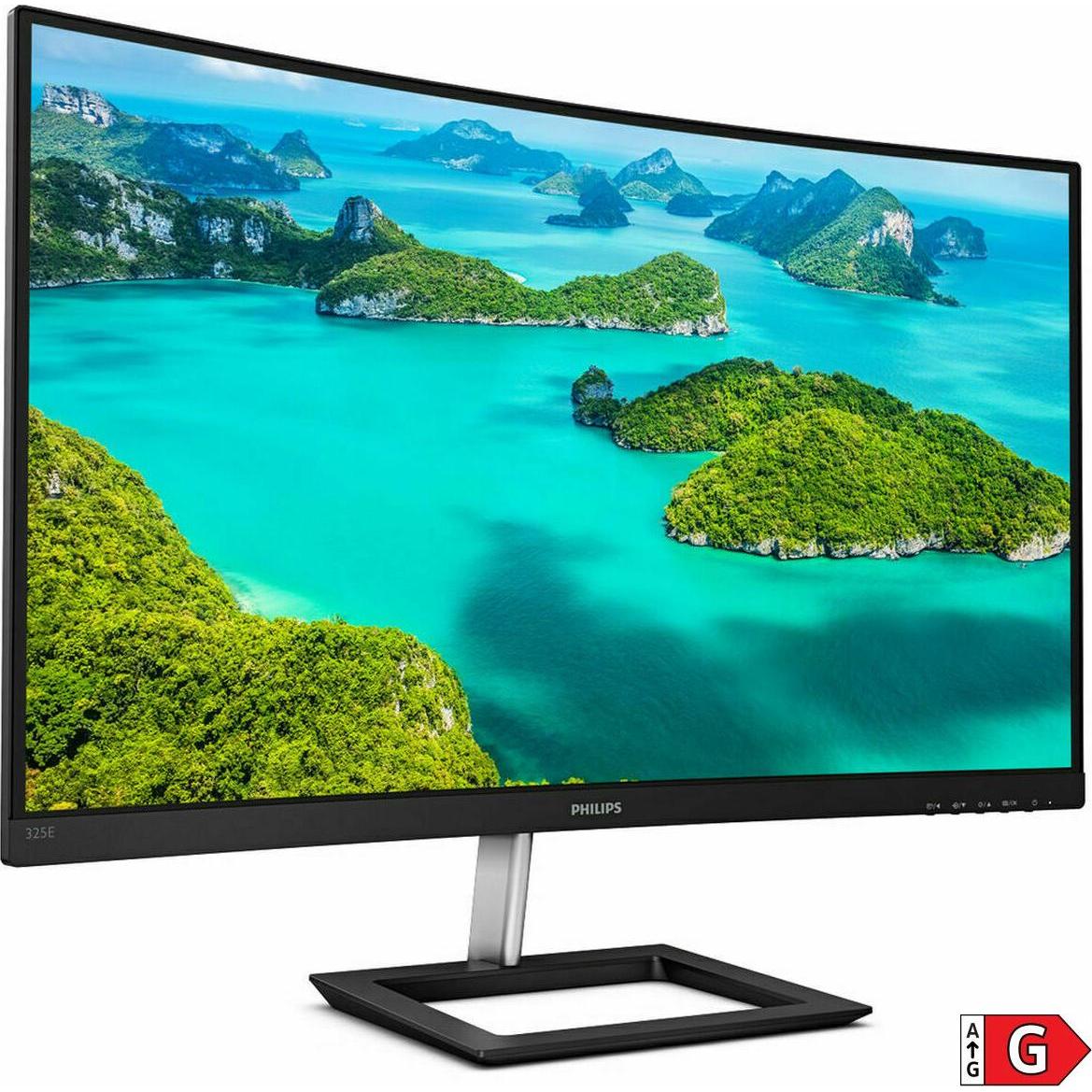Philips 325E1C/00 (2560 x 1440 Pixel, 32"), Monitor, Schwarz