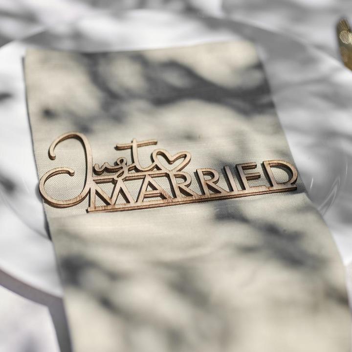 Actual product image Ginger Ray Décoration de table - Just Married