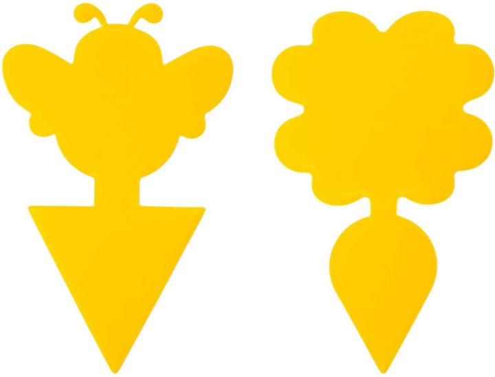 Produktbild Werkstein Fruchtfliegen Falle Gelbsticker Trauermücken Klebefalle für Blumentopf 60er Set