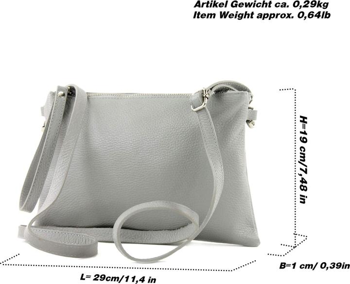 Produktbild Only-Bags.Store Clutch Umhängetasche Leder medium