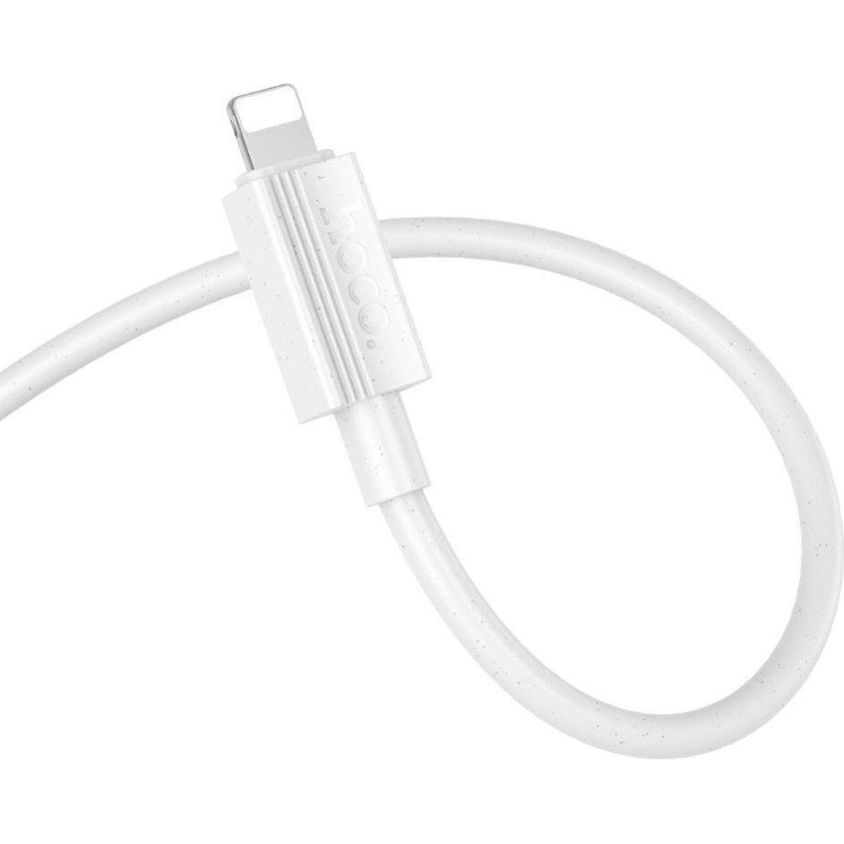 Hoco Cable Cable Usb A To Lightning 2,4A X107 1 M White (1 M), Cavo Usb