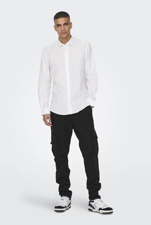 Produktbild Only & Sons Einfarbiges Langarmhemd (XS)