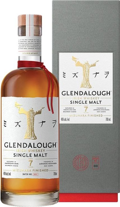 Actual product image Glendalough 7 Year Old Mizunara Cask Finished (Irish whiskey)