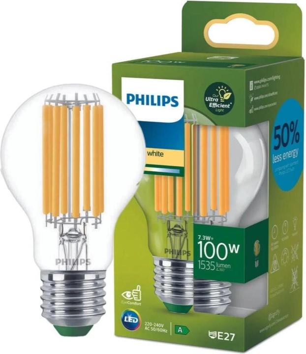 Image du produit Philips LED Classic (E27, 7.30 W, 1535 lm, 1 x, A)