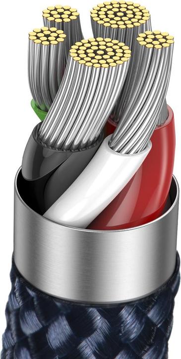 Produktbild Baseus Explorer,USB-C to Lightning Cable, 20W, 1m (Blue) (1 m, 20 W)