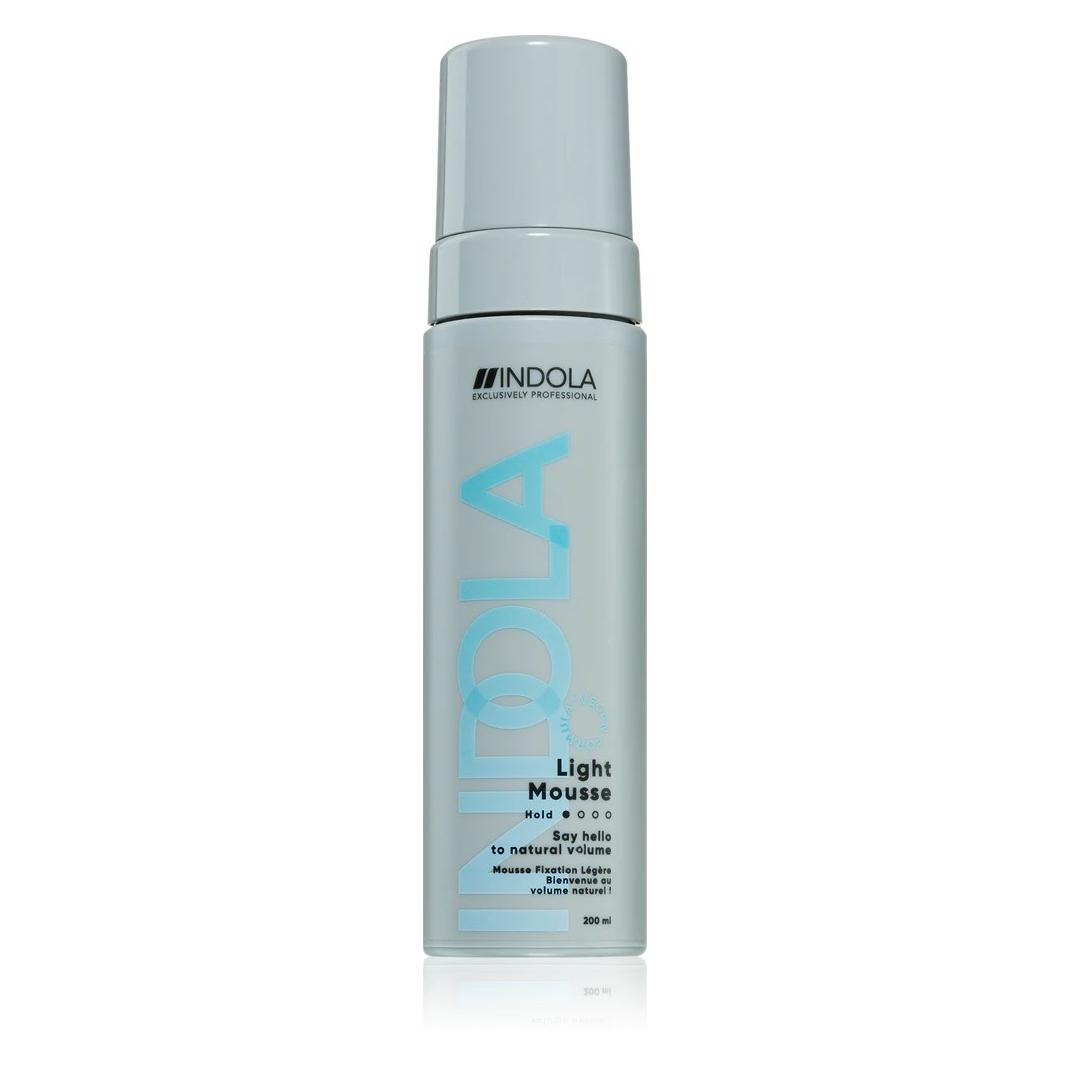 Indola, Haarmousse, Verzorging & Stijl Lichte Mousse (Schuimmiddel, 200 ml)