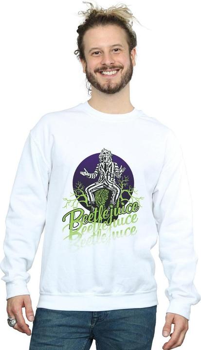 Image du produit Beetlejuice Mens Faded Pose Cotton Sweatshirt (S)