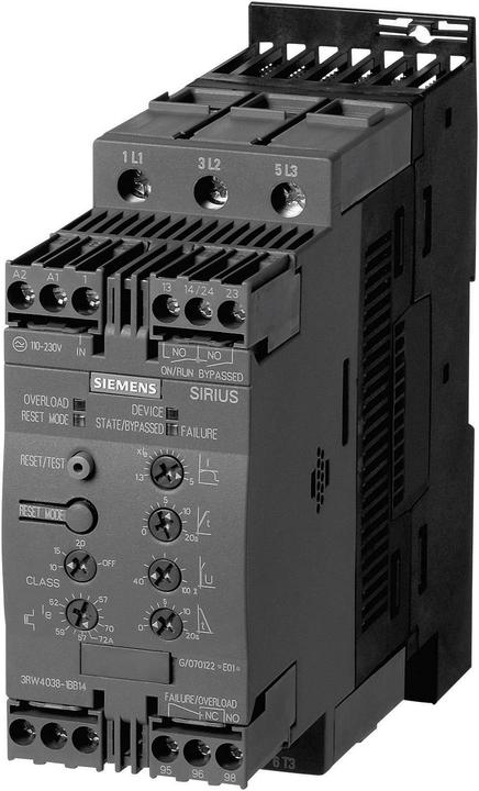 Produktbild Siemens Sanftstarter 22kW 400V SIRIUS 3RW40
