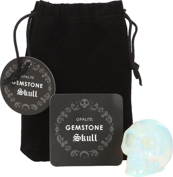 Produktbild Something Different Dunkle Materie Opalit Schädel Kristall