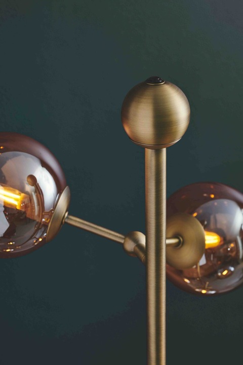 Image du produit Halo Design Lampadaire flexible Atom Amber Ø 37/ H 155 cm (G9)