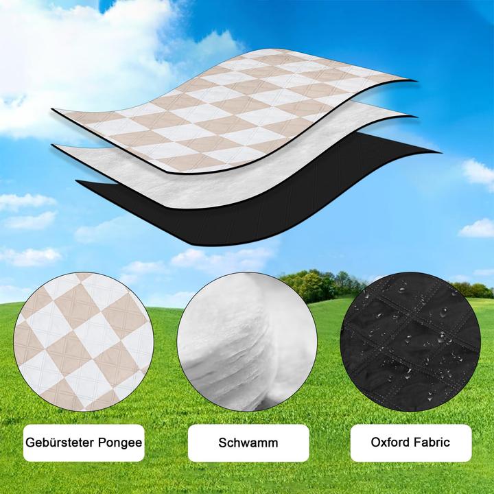 Image du produit Alopini Wasserdichte Picknickdecke für draussen, Strandmatte
