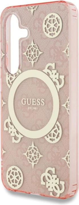 Actual product image Guess 4G Peony Pattern Case für Samsung Galaxy S25 - gold (Samsung Galaxy S25)