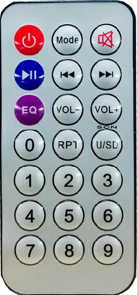 Actual product image Party 8LED Mobile Loudspeaker 20 cm 8 inch mains-operated, rechargeable battery