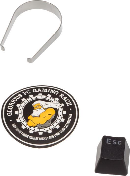 Actual product image Glorious PC Gaming Race GMMK-BRN-V2 full size, ANSI US standards, Gateron Brown Switch (US, Cable)