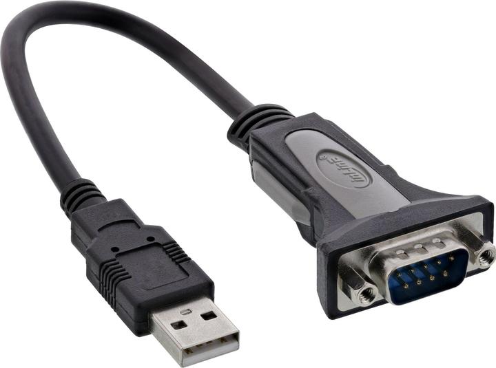 Produktbild InLine USB 2.0 zu Seriell Adapterkabel (0.25 m)