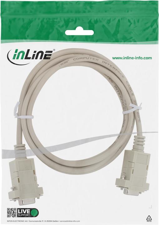 Productafbeelding InLine D-Sub 9 Pin - D-Sub 9 Pin (3 m)