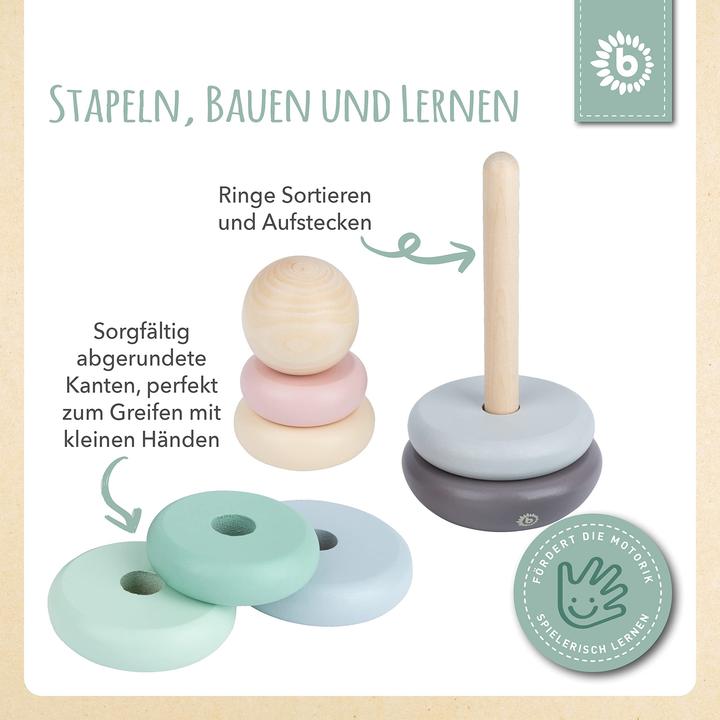 Image du produit Bieco Jouets à empiler Coloré