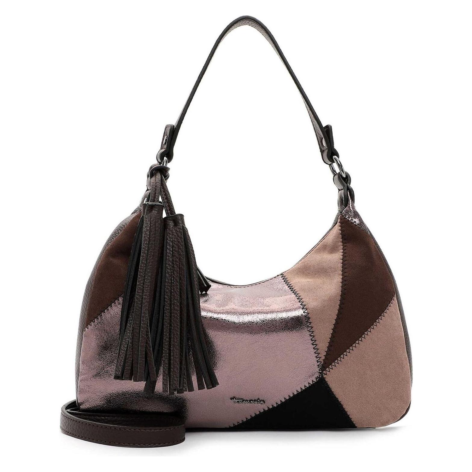 Tamaris, Damen, Handtasche, Beutel Tas Carola, Braun, Mehrfarbig