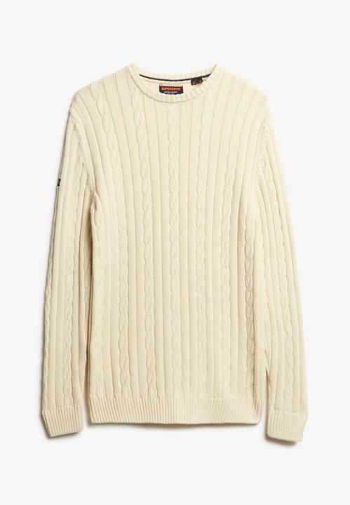 Actual product image Superdry Cotton Classic Cable Knit Crew (L)