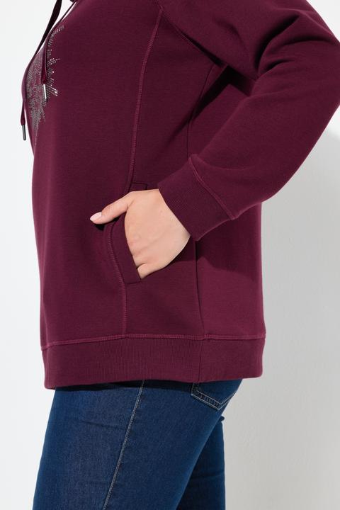 Produktbild Ulla Popken Sweatshirt, Schneeflocke, Stehkragen, Langarm (60)