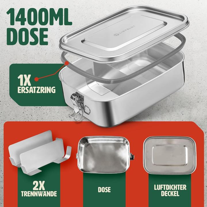 Produktbild Linfeldt Brotdose mit 3 Fächern