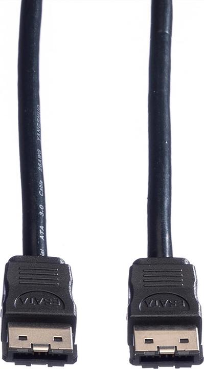 Produktbild Roline Externes Festplattenkabel, eSATA 6.0 Gbit/s 1,0 m (100 cm, eSATA)