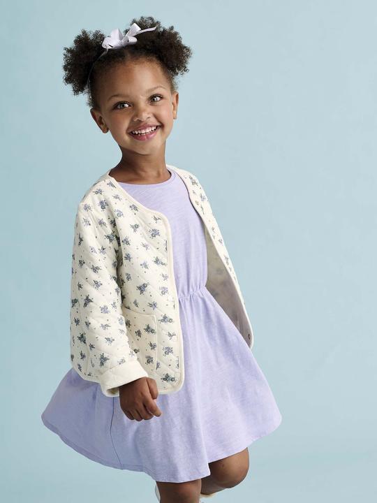 Immagine prodotto Vertbaudet Mädchen-Set: Geblümte Jacke mit Steppnähten & Kleid (86)