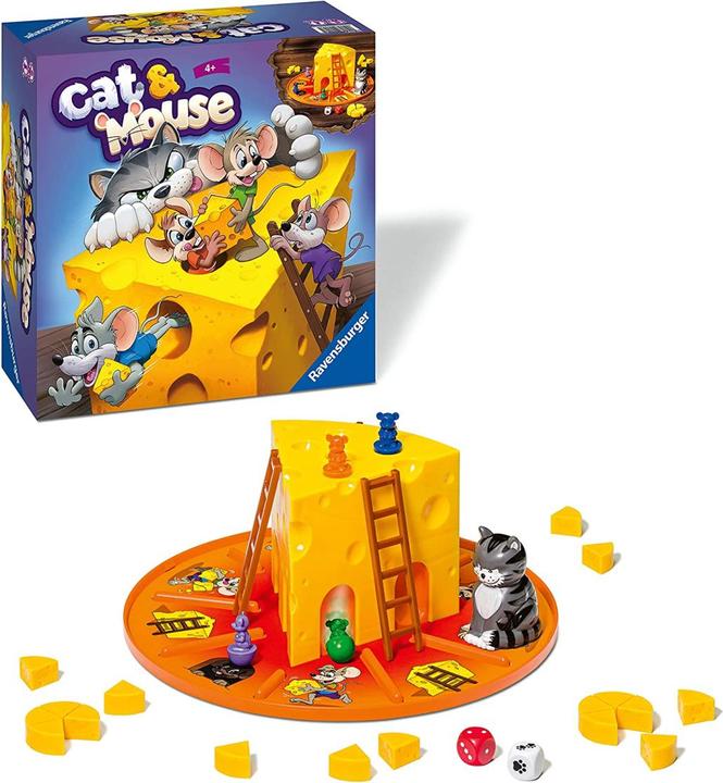 Actual product image Ravensburger Cat & Mouse Game (German, French, Italian, English)