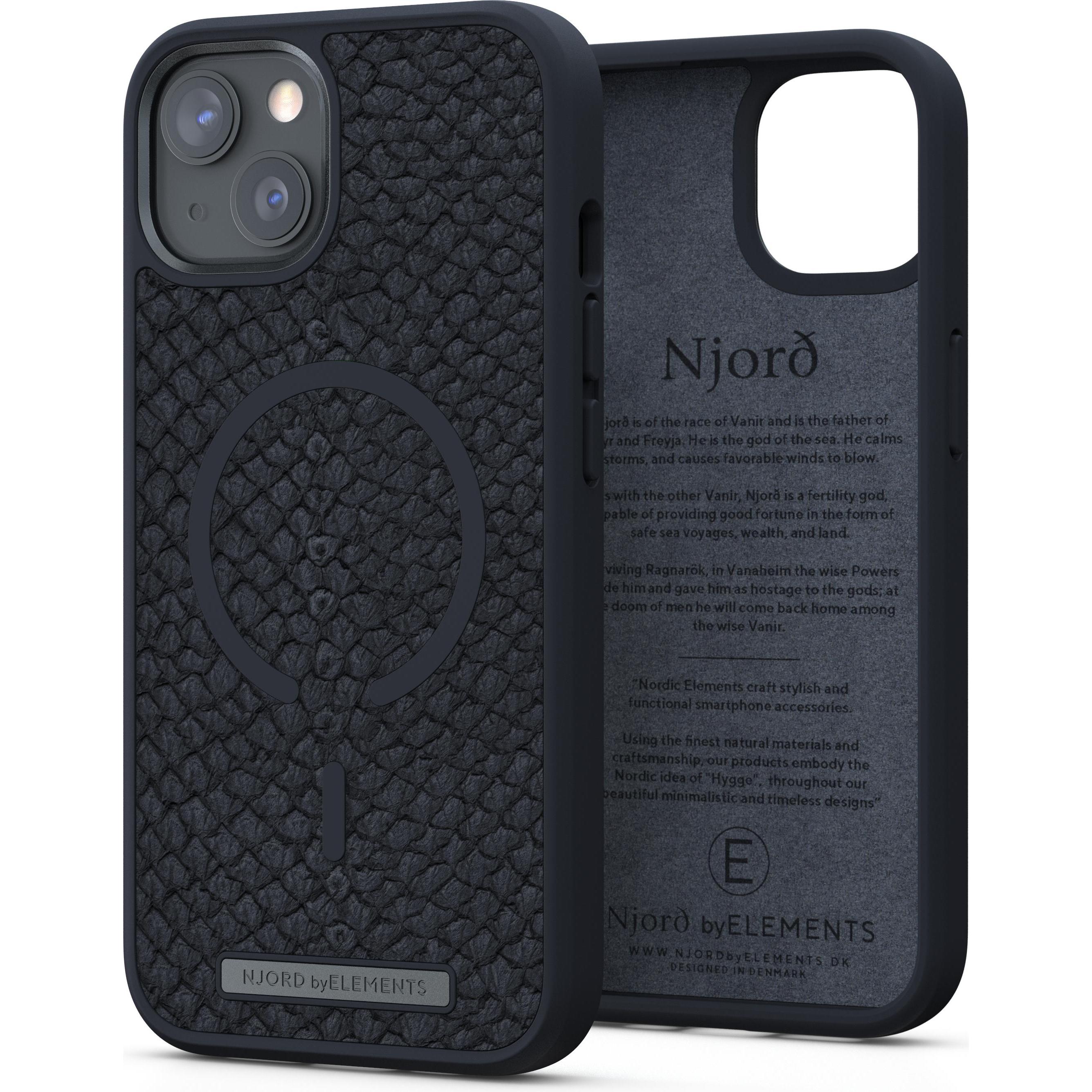 Njord Hard-Cover Vindur Case for iPhone 13 (Apple iPhone 13), Smartphone Hülle, Grau