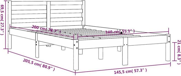 Immagine prodotto vidaXL Joey (140 x 200 cm)