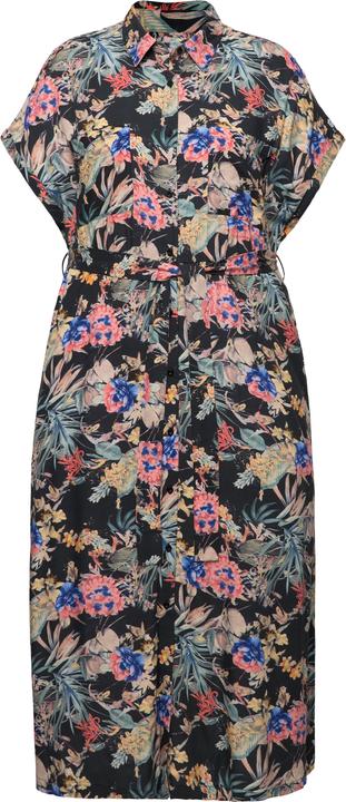 Immagine prodotto Studio Untold Maxi abito dal taglio oversize con stampa tropicale, collo da camicia e mezze maniche (50, 52)