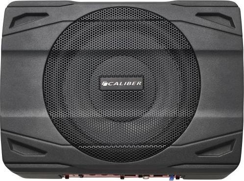 Actual product image Caliber Underseat Car Subwoofer met Versterker RCA Input Max 500 Watt 100 Watt RMS 8 Inch Woofer (BC121US) (500 W)