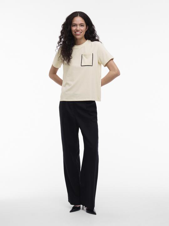 Immagine prodotto Vila VIALBIA Rundhals Oberteil mit kurzen Ärmeln (L)