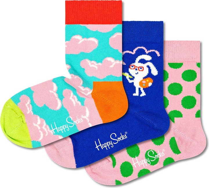 Actual product image Happy Socks Kids Over The Rainbow Gift Set (pack of 3, 33 - 35)