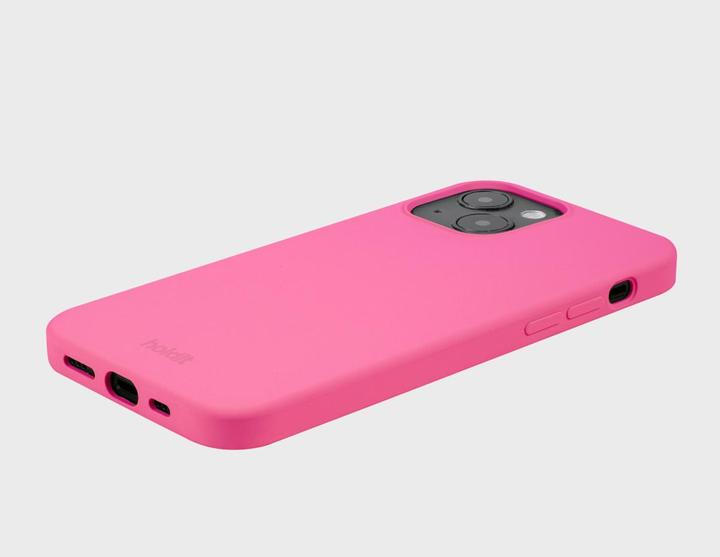 Actual product image Holdit Back Cover Silicone iPhone 14 Pink (Apple iPhone 14)