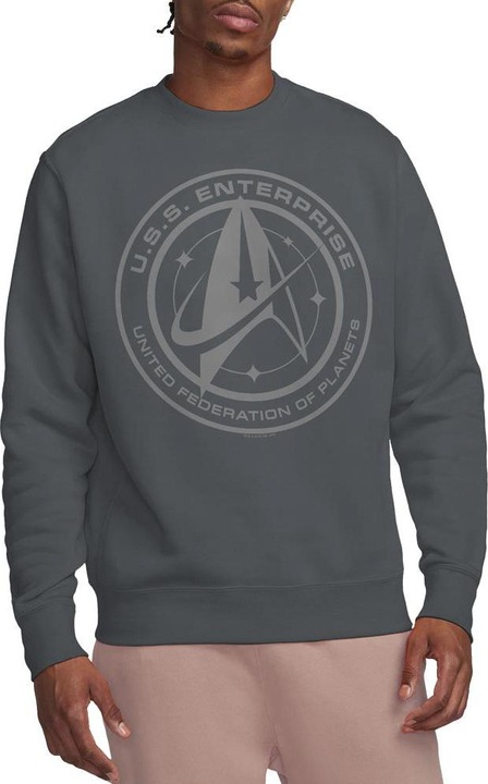 Actual product image Universal Textiles Unisex Adult Enterprise Crest Sweatshirt (XXL)