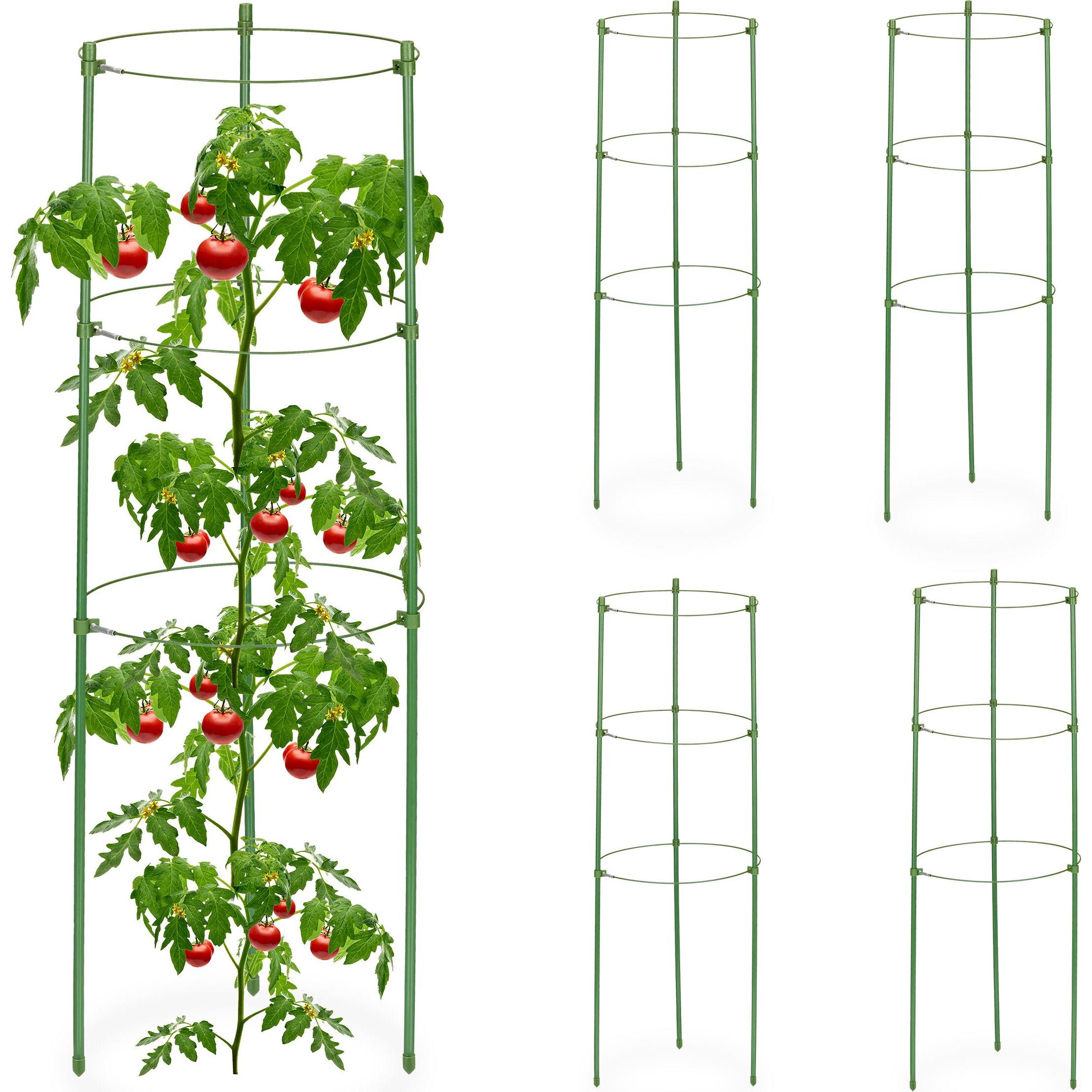 Relaxdays, Pflanzen Zubehör, 5x Rankhilfe (20 cm, 20 cm)