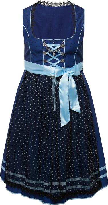 Produktbild Ulla Popken Dirndl, Herzen, Zierkette, Carree-Ausschnitt, ärmellos (44)