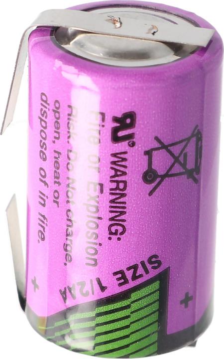 Actual product image Sonnenschein Batterie Inorganic SL-350/T mit Lötfahne U-Form (1 pcs., CR 1/2AA, 1000 mAh)